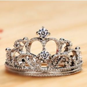 Diamond Princess Crown Ring.